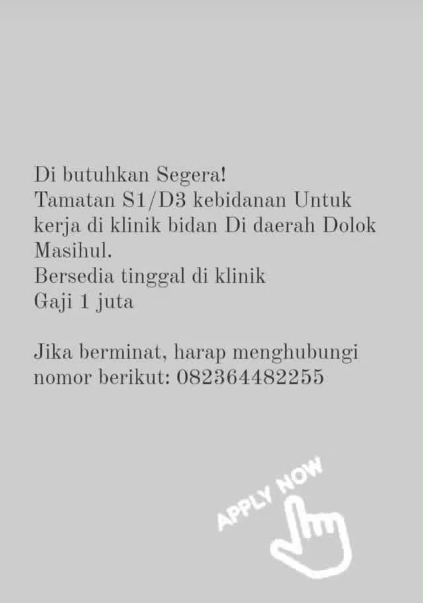 Klinik Bidan di Dolok Masihul 