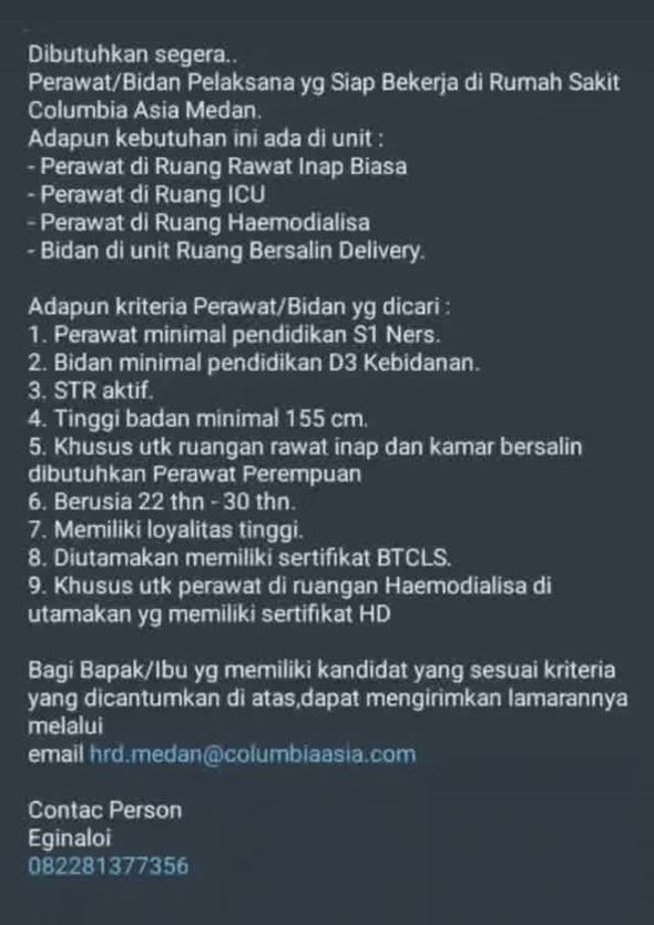 RS Columbia Asia Medan 